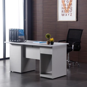 KENING OFFICE TABLE COLLECTION KN-TA03 commercial MDF steel office standing computer desk  with drawer and locks