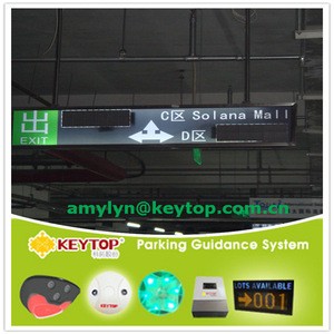 keytop ce certificated parking guidance system workable with parking ticket machine