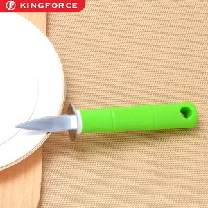 KF210020 high quality seafood serving tools stainless steel oyster knife with plastic handle kitchen gadgets accessories