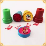 Kid Toy Plastic Handle Self-inking EVA Stamps
