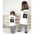 Import Kids boys and girls love print baby twin clothes best friends t-shirt from China