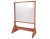 Kids Easel Stand Outdoor Wooden Drawing Board With Acrylic Panel