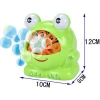 Kids electric bubble maker bath bubbles frog water toy