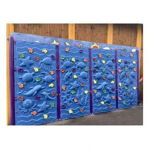 Kids Plastic Climbing Wall in high quality for Outdoor or Indoor Playground