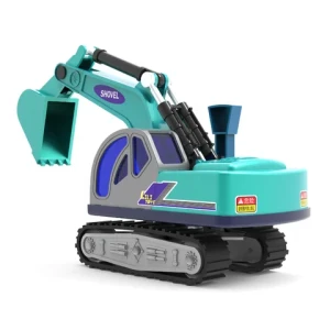 Kids play inertia engineering model plastic friction truck toy  tracked sliding excavator Small SHOVEL TRUCK  Vehicle Toy