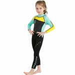 Kids Wetsuit 2.5mm Neoprene Thermal One Piece Swimsuit Girl's WetSuits for Scuba Diving Full Suit and Shorty Swimsuit