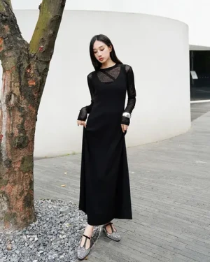 Buy Korean Knit Dresses Wholesales Fashion Sweater Women Formal Dresses Women Lady Elegant Floor length Evening Dresses from K P GLOBAL SOURCING LIMITED China Tradewheel