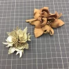 Korean version of fashion artificial flowers/leather flower shoes buckle DIY decoration hair clip shoes accessories