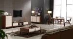 KT-621# White High glossy modern dinner room veneer MDF sideboard buffet table