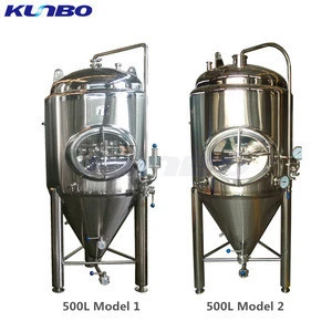 KUNBO Used Wine Equipment Cooled Stainless Conical Fermenter Adjustable Fermenting Crock Pot