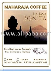 La Java Bonita Roasted Arabusta kopi luwak Bean