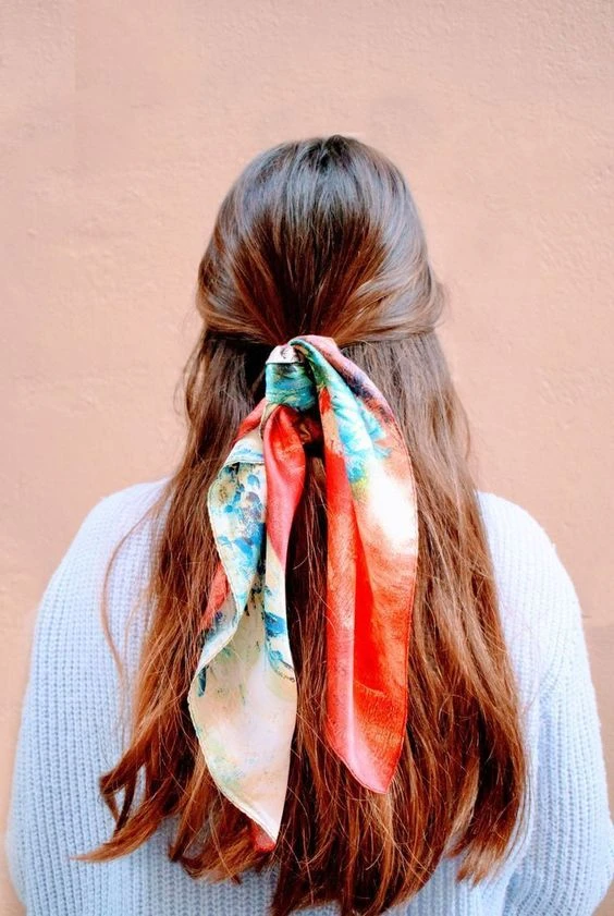 Ladies fashion custom design digital logo print polyester silk scarves feeling square neckerchief shawl print satin scarf