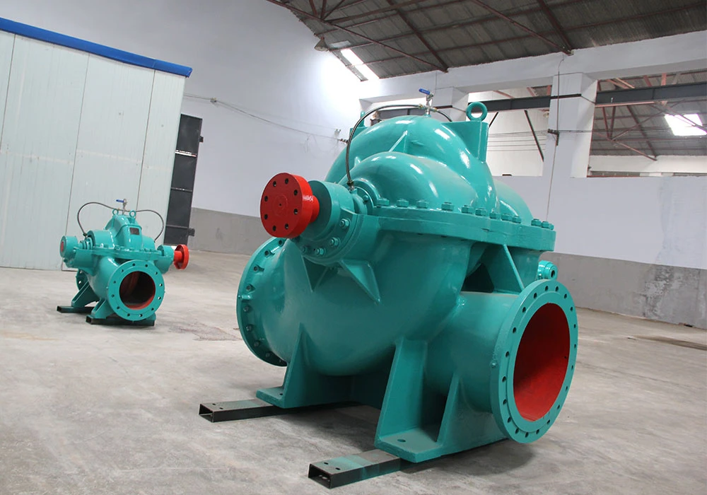 Large Capacity Horizontal Single Stage Double Suction Split Case Centrifugal Water Pump
