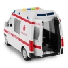 Large Friction Powered Rescue Ambulance 1:16 Toy Emergency Vehicle w/ Lights and Sounds