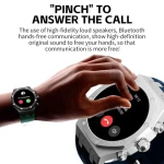 Large Screen Multifunctional Android Compatible WS-18 smartwatch business sports IP68 waterproof BT call sports smartwatch 2023