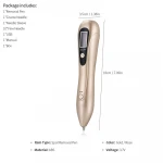 Laser Plasma Pen Skin Tag Tattoo Removal Device Tool Dark Spot Skin Tag Remover Pen