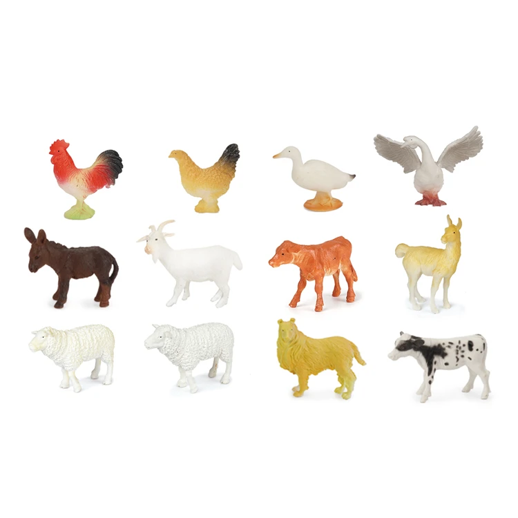 Latest good quality direct selling PVC farm figure animal toys