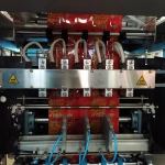 Laundry detergent multi lines vertical packing machine