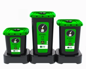 Leakproof Lockable Durable 30 LT PP Vegetable Oil Waste Container Zero Waste Collect Bins /Boxes