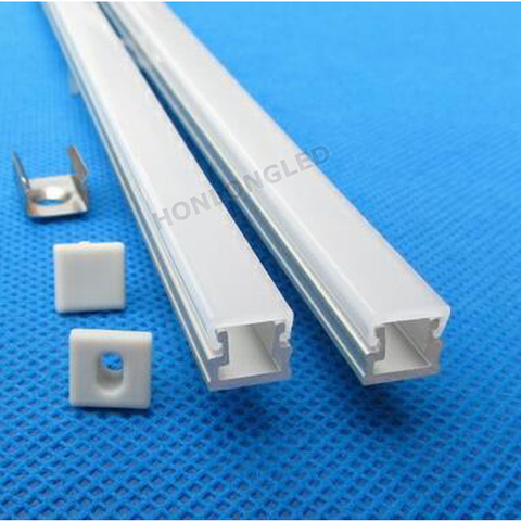Buy Led Aluminum Profile With Pc Cover End Caps And Mounting Clips For ...