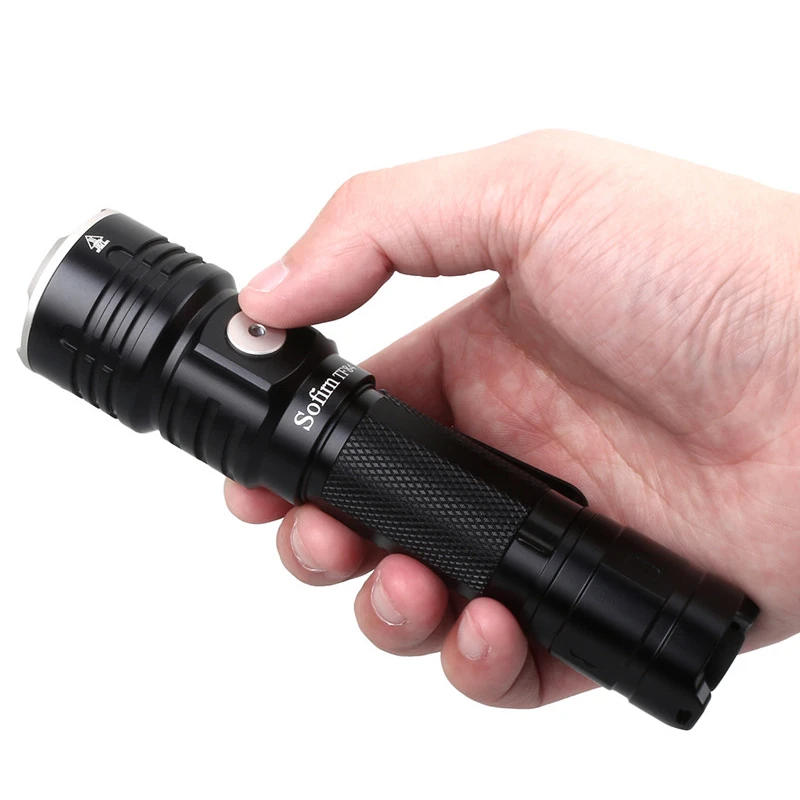 LED Flashlight Tactical USB Rechargeable Ultra Bright Torch light 1200 lumen flashlights & torches