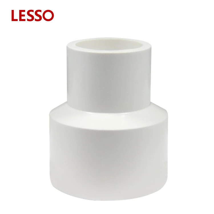 LESSO PVC water pipe Fittings pvc water pipe Reducer pvc pipe fitting eccentric reducer