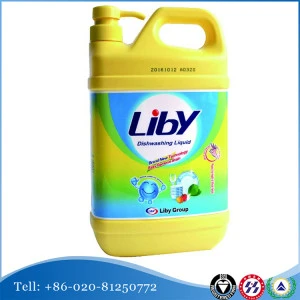 Liby Floristic Lemon Dishwashing Liquid Safer to washing fruits and vegetables 500g dish wash liquid
