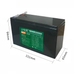 LifePO4 Lithium Battery Pack Customized 12v 8ah/10ah/12ah for ups backup power replacement battery