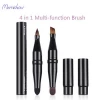 Lip Brush Set Retractable Lip Brush with Cover Travel for Lipstick Gloss Applicator, Made with Cruelty Free Synthetic B