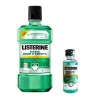Listerine collutorio mouthwash 500 ml different flavor + Listerine colluttorio mouthwash mini 95 ml