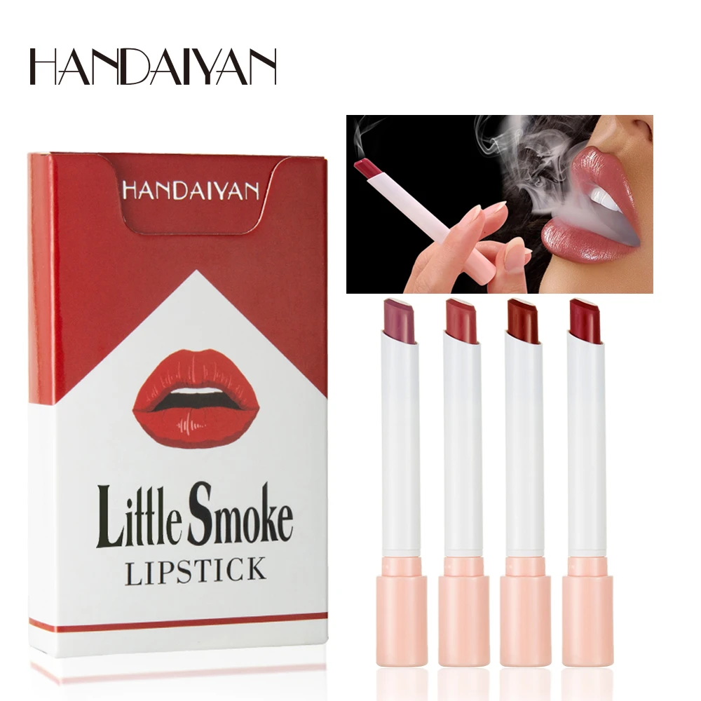 little smoke lipstick set smoke lip stick color beginner smooth Moisturizer lip stick