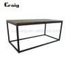 Living Room Coffeel Frame Tray Table Metal Leg MDF End Table Morable Sofa Side Table For Home Office