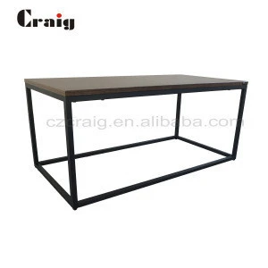 Living Room Coffeel Frame Tray Table Metal Leg MDF End Table Morable Sofa Side Table For Home Office