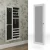 Import Lockable Wall Mirror Jewelry Cabinet Bedroom Wooden Cabinet with Mirror from China