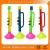 Import Logo customized noise maker plastic fans horn vuvuzela from China