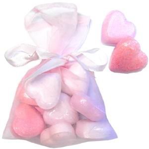lovely heart Bath Fizzers /Salt