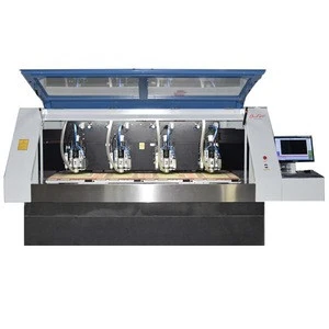Low Air Consumption High Speed Automated CNC 4 Spindles Single Sided Double Sided Multi Layer PCB Drilling Machine