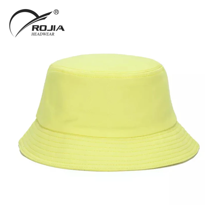 Low MOQ fashion blank bucket hat cotton bucket hat