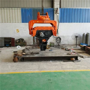 low price widely used excavator mounted hydraulic pile driver for 20-30t excavator