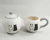 Import Lucky cat owl Kitchen ware design Ceramic sugar and Creamer pots from China