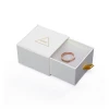 Luxury Drawer Earring Ring Necklace Matte White Jewelry Packaging Box And Bag