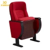 luxury folding auditorium conference chair with writing pad in Foshan Furniture