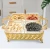 Luxury golden and silver metal tray home decor Hot sale beautiful gift Serving tray rolling food tray