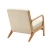 Import Luxury Modern Wooden Linen Fabric Leisure Living Room Sofa Lounge Chair from China