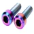 Import M8x12 GR5 Rainbow color titanium alloy hex socket head screw from China