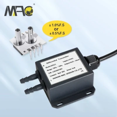 Macsensor 4-20mA HVAC System Miniature Micro Differential Pressure Transducer Transmitter