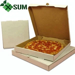 Manufacturer Custom Printed Paperboard Kraft Paper Pizza Box With Low Price