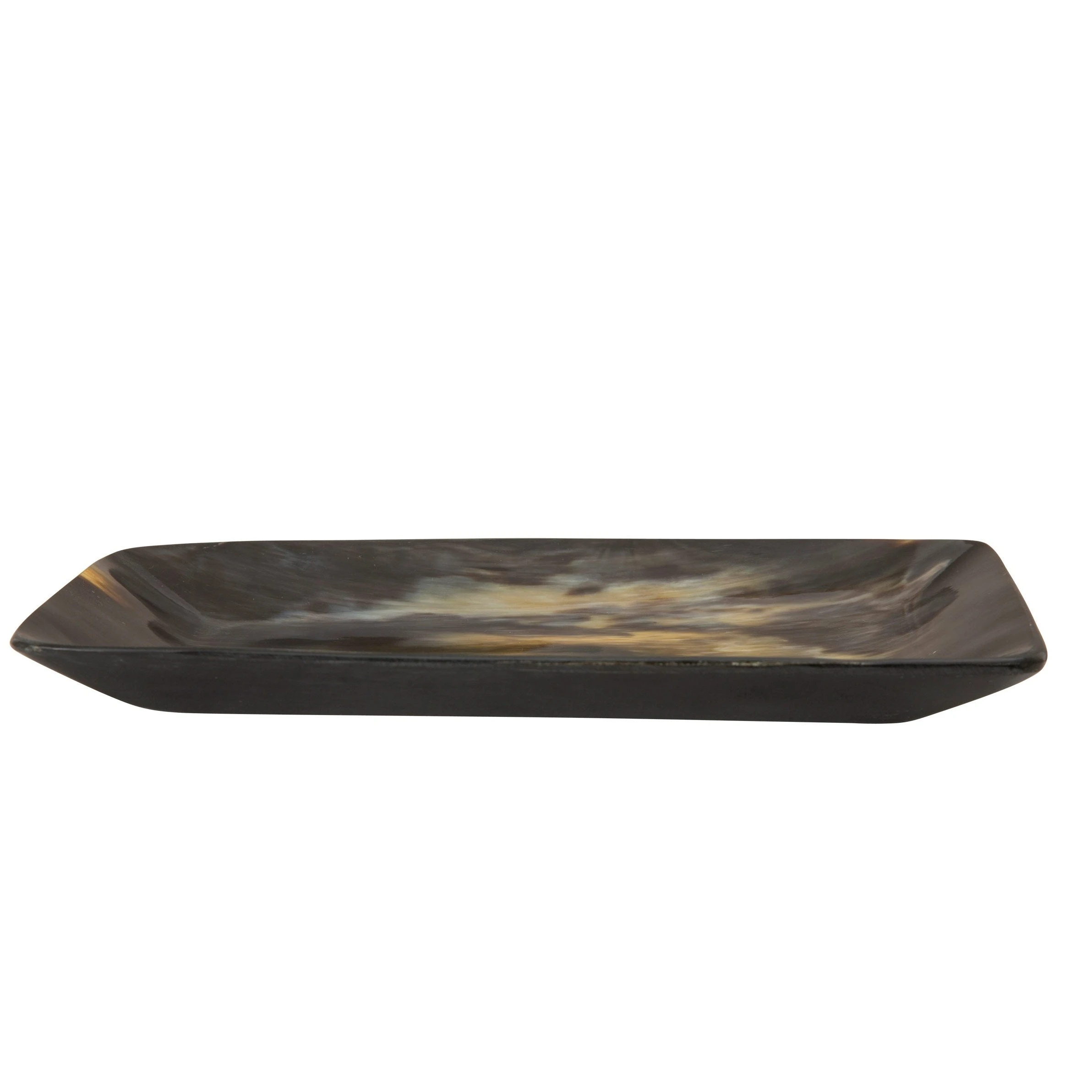 Manufacturers and Exporters of Handmade Buffalo Horn tray with cheap prices and high quality product piece real size
