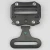 Manufacturers High quality 46mm black Adjustable Tactical metal Belt  Buckle