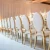 Import Manufacturing banquet furniture fancy gold stainless steel oval back chairs for wedding events from China